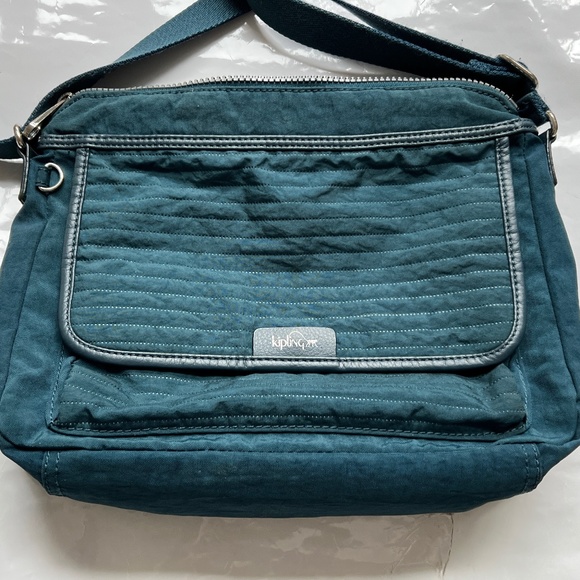 Kipling Bags Kipling Bag Crossbody Shoulder Mottled Green Nylon